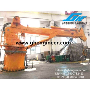 8T16M Telescopic boom crane with platform